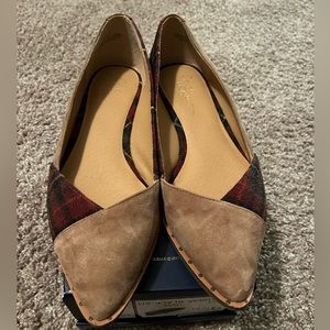 Crown Vintage plaid flats
